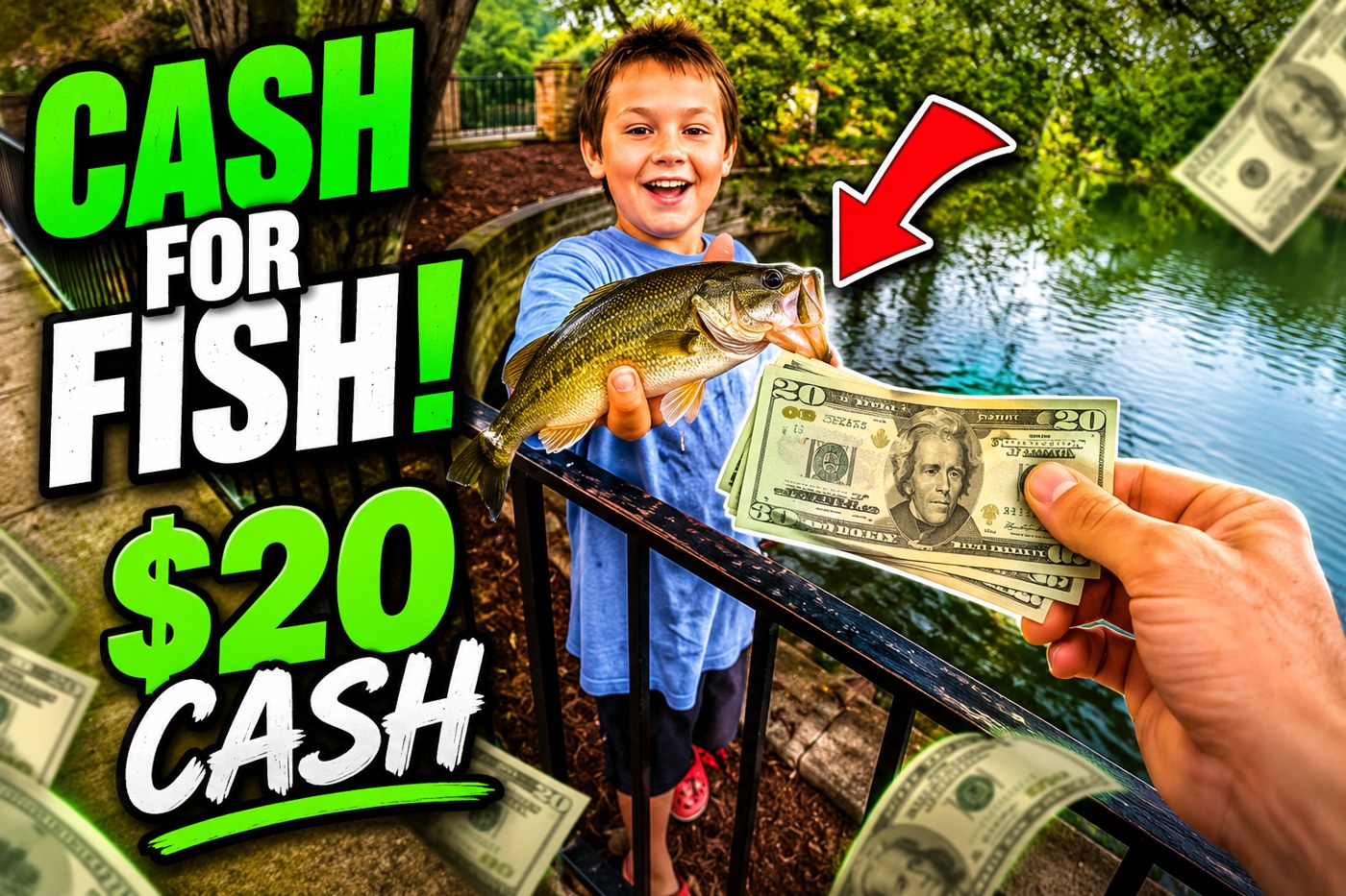 A fish. A few bucks. A big smile. promotional thumbnail artwork